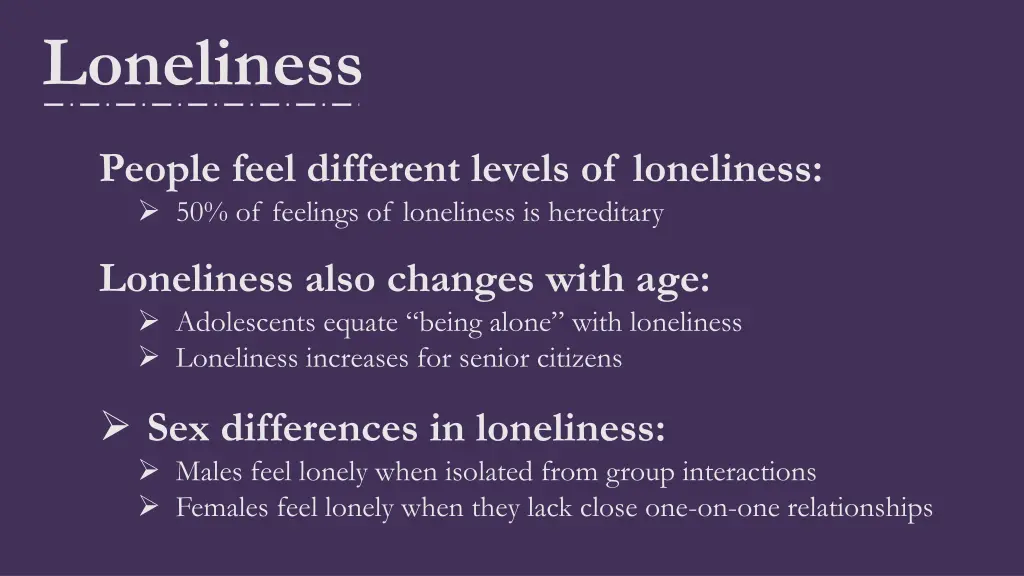 loneliness 1