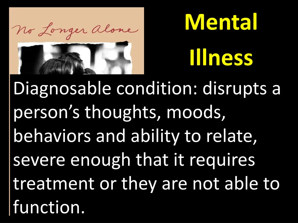 mental illness