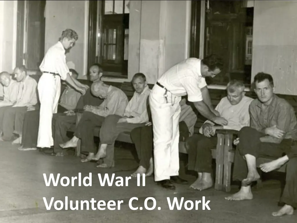 world war ii volunteer c o work