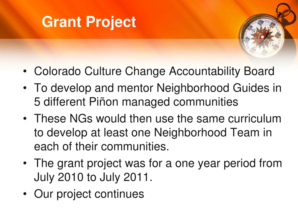 grant project