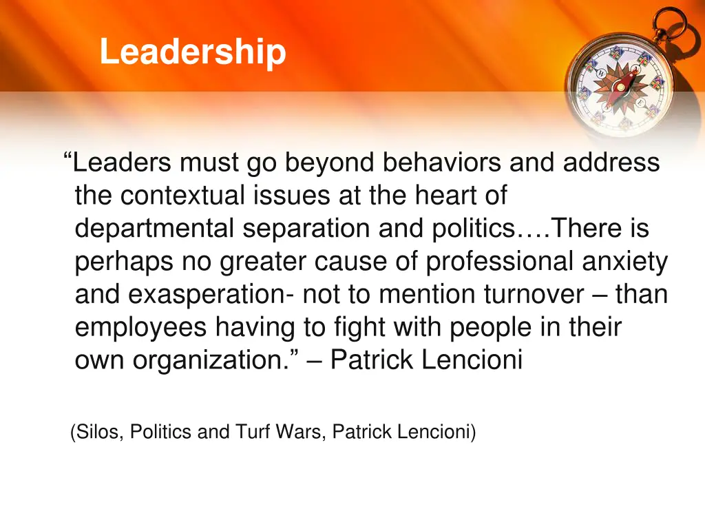 leadership