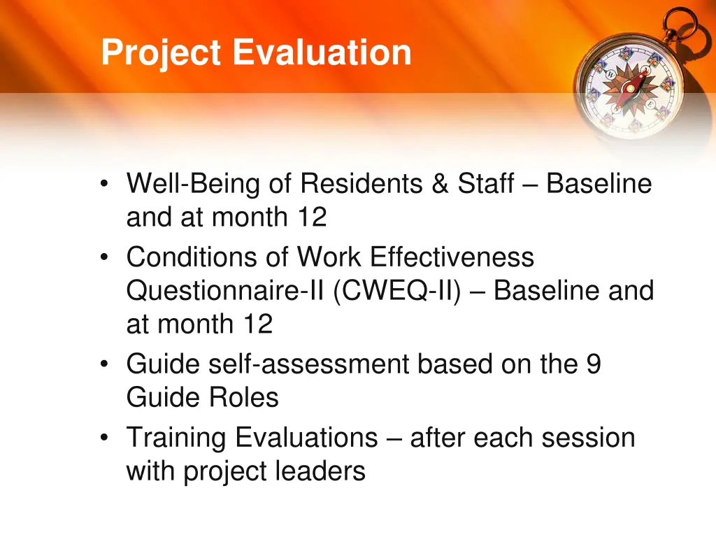 project evaluation