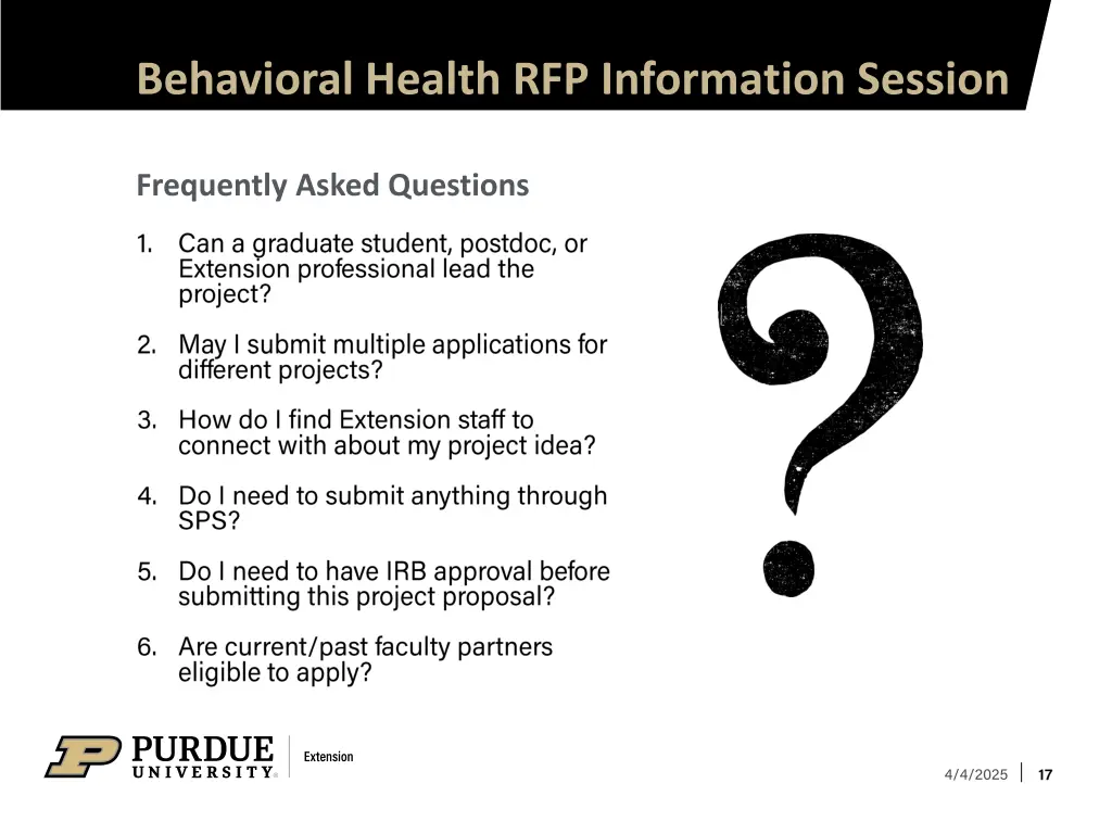 behavioral health rfp information session 14