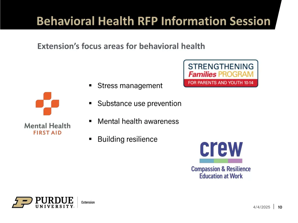 behavioral health rfp information session 8