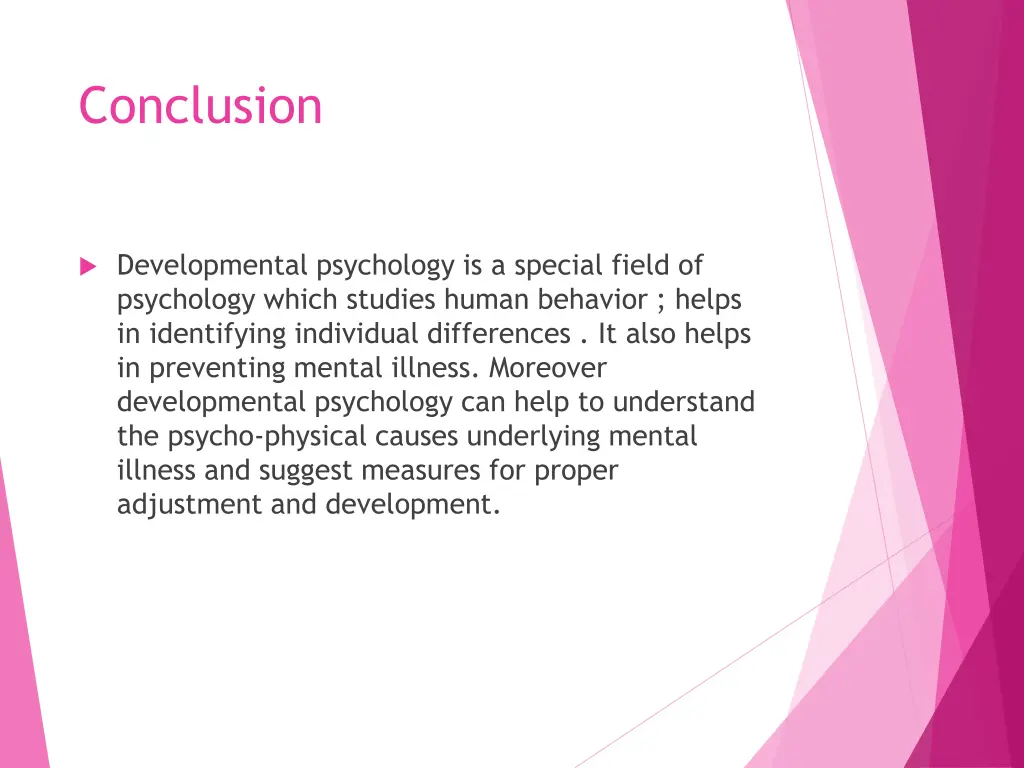 conclusion