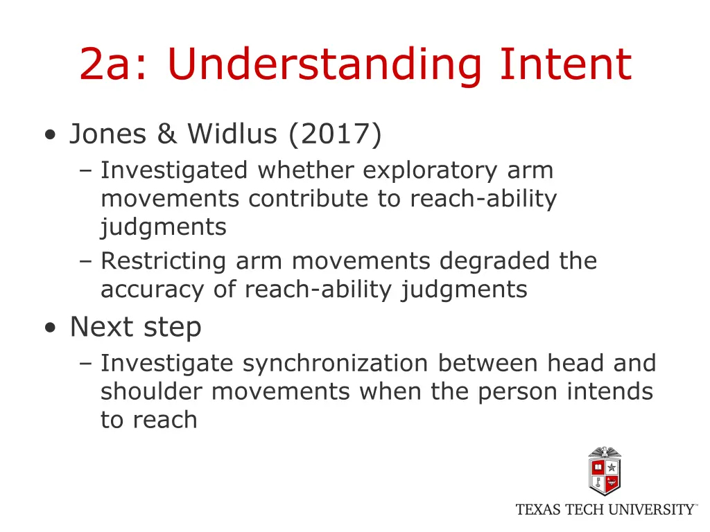 2a understanding intent 2