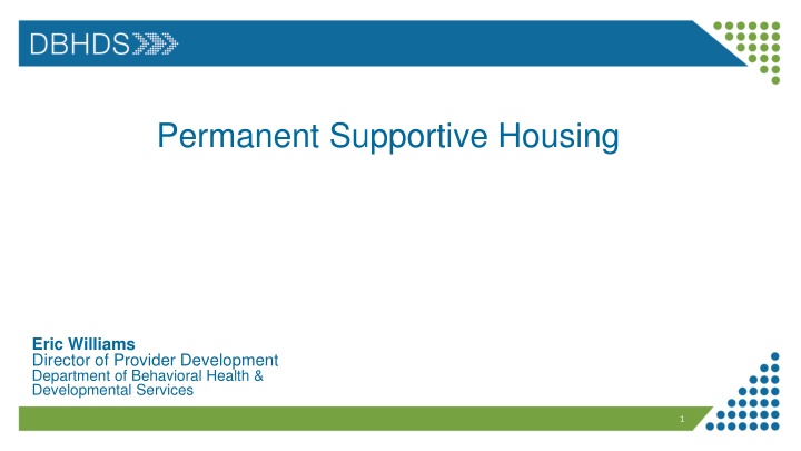 permanent supportive housing