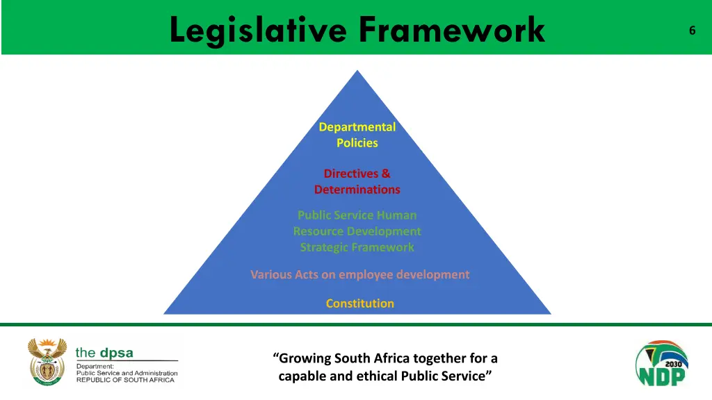 legislative framework