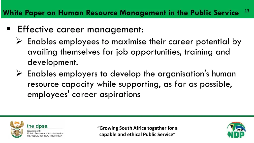 white paper on human resource management