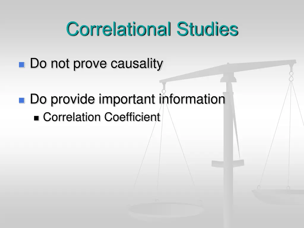 correlational studies