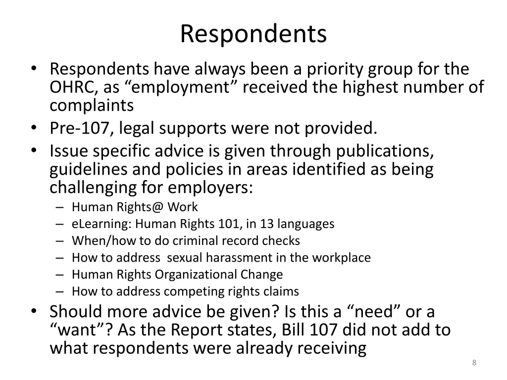 respondents