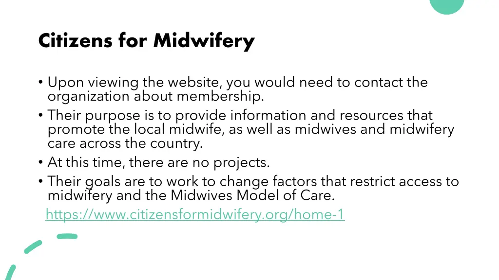 citizens for midwifery