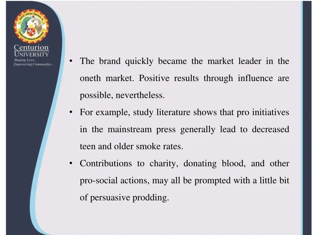 the brand quickly became the market leader in the