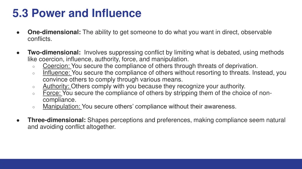 5 3 power and influence