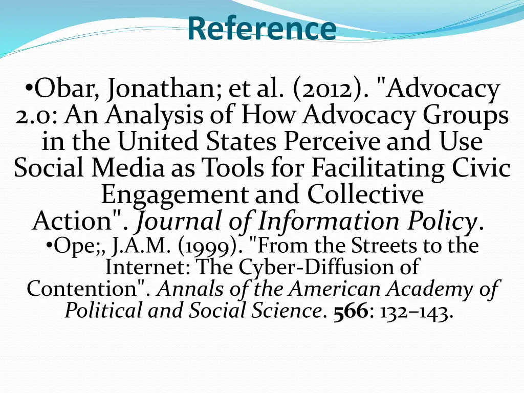 reference