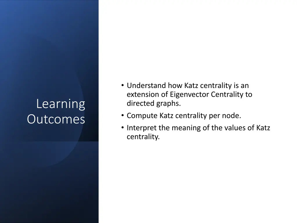 understand how katz centrality is an extension