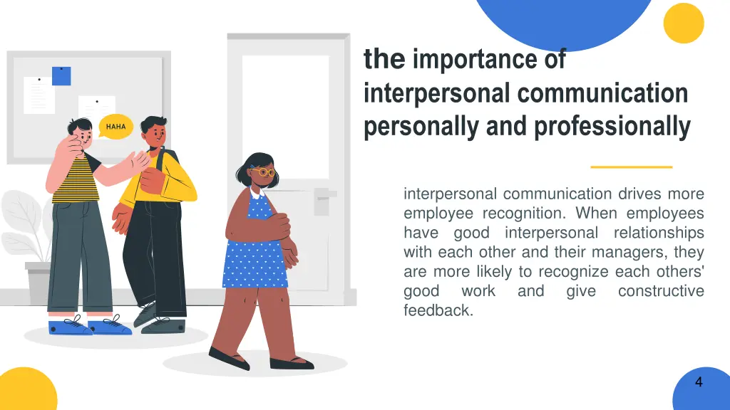 the importance of interpersonal communication