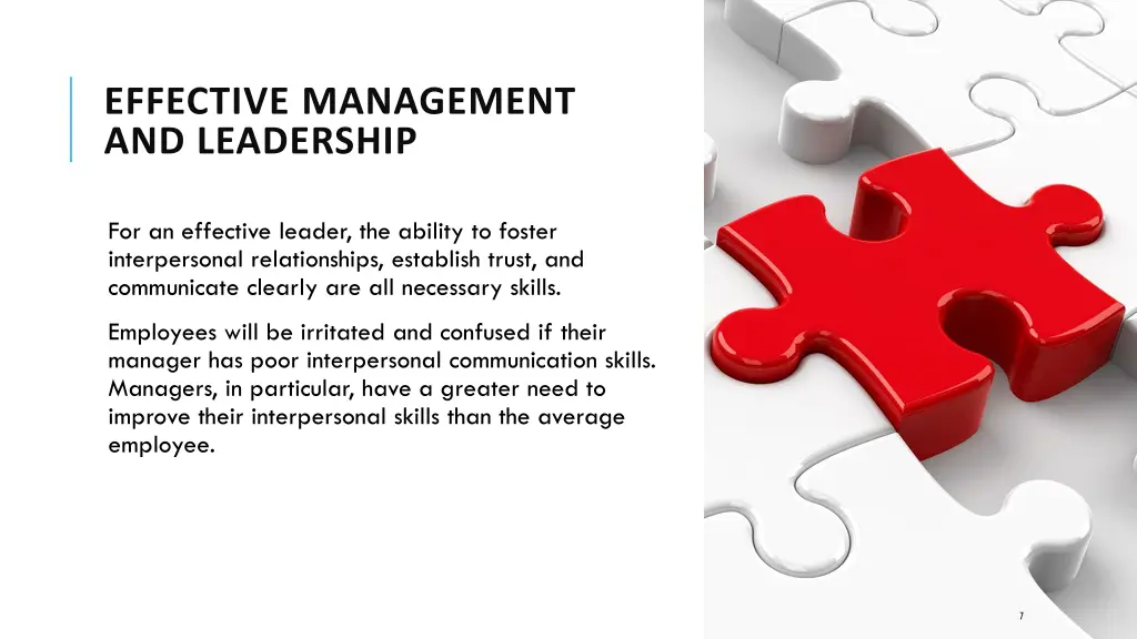 effective management and leadership