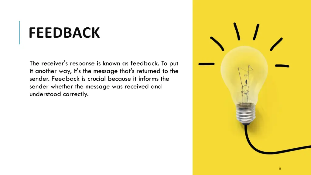 feedback