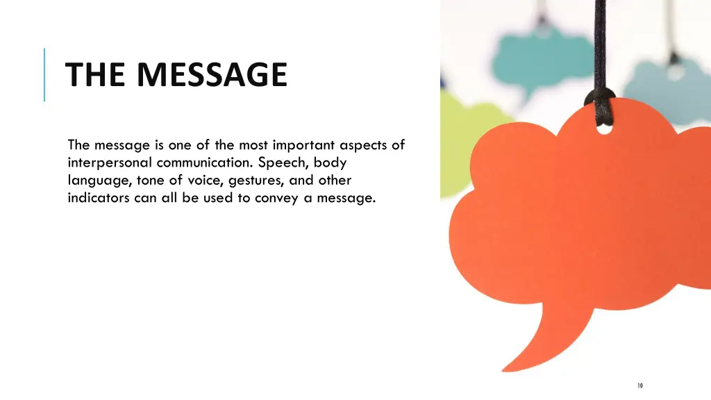 the message