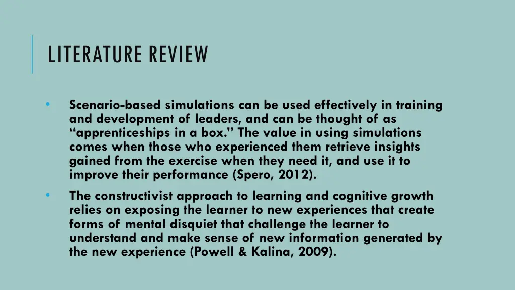 literature review 1