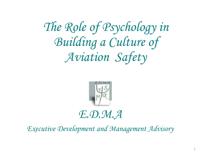 the role of psychology in building a culture