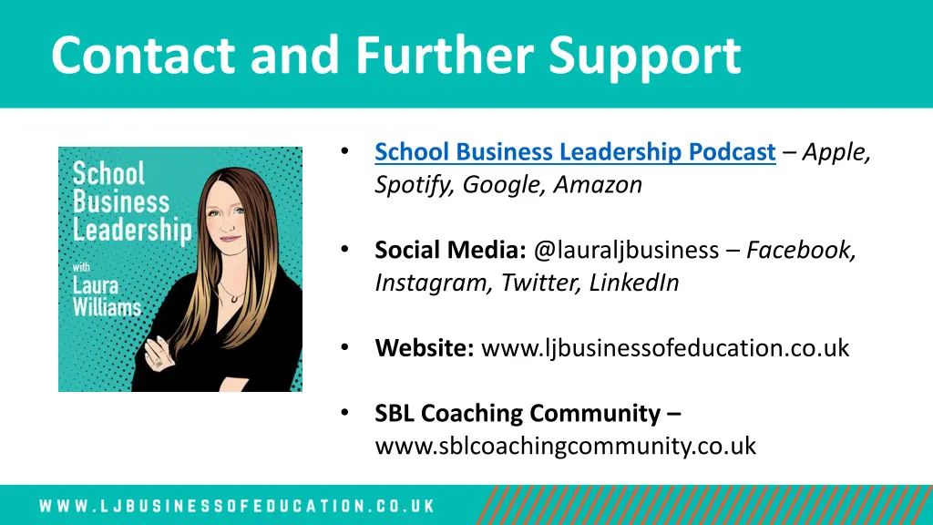 contact and further support