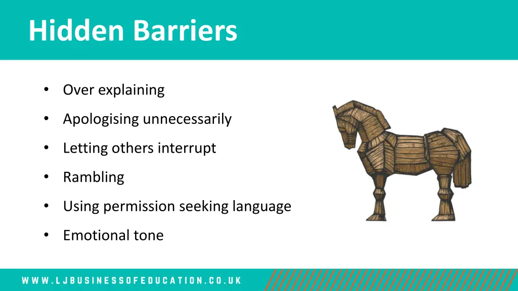 hidden barriers