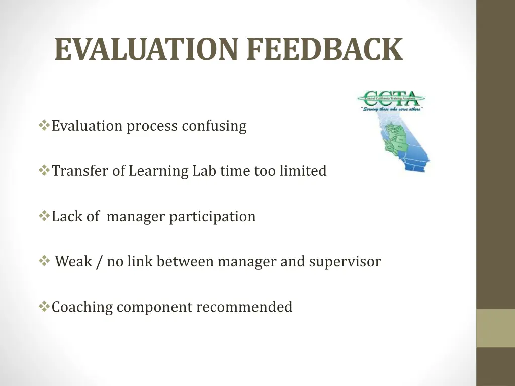 evaluation feedback