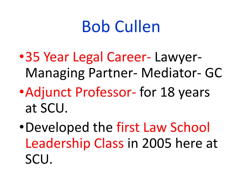 bob cullen