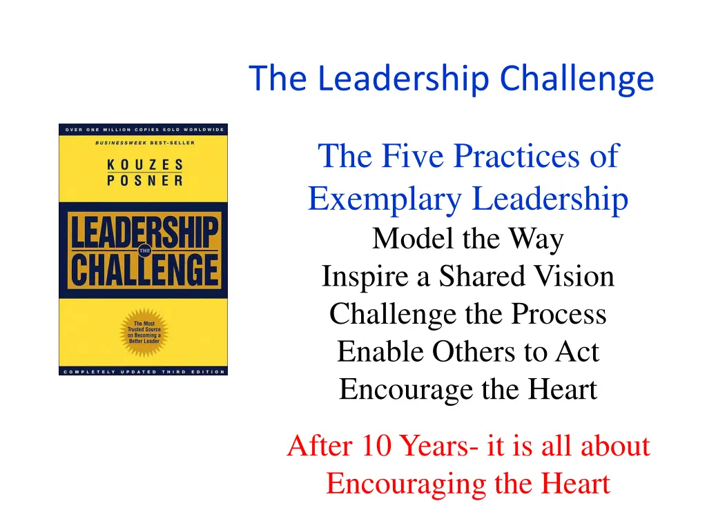 the leadership challenge