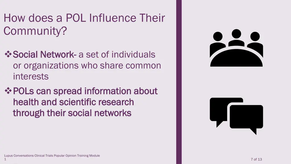 how does a pol influence their community