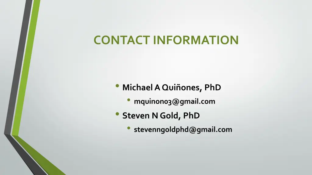 contact information