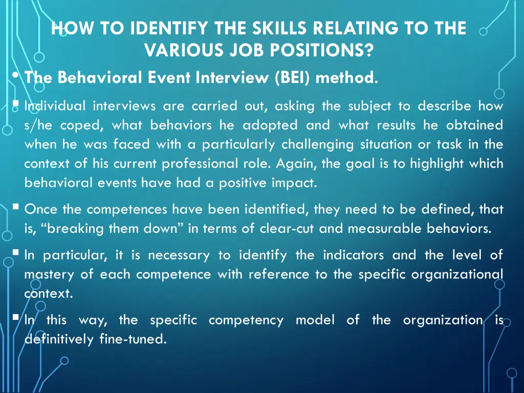 how to identify the skills relating 2
