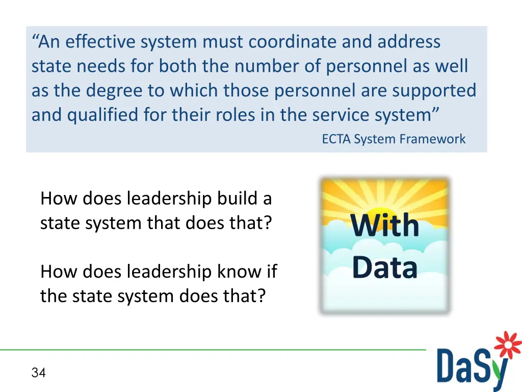 an effective system must coordinate and address