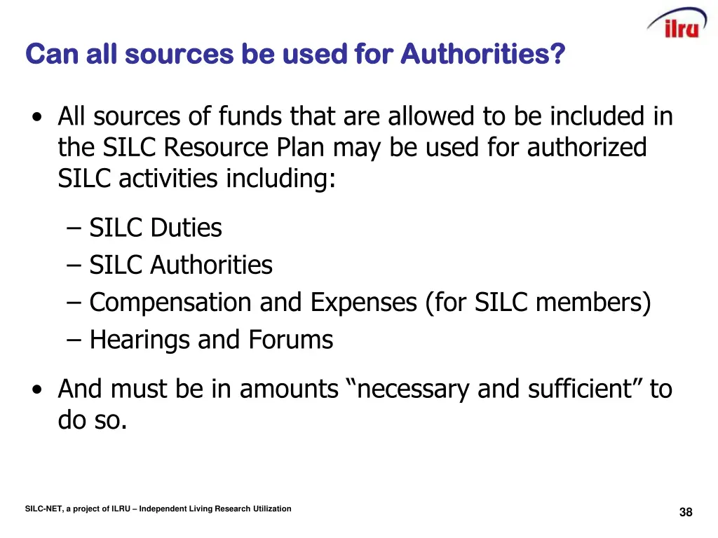 can all sources be used for authorities