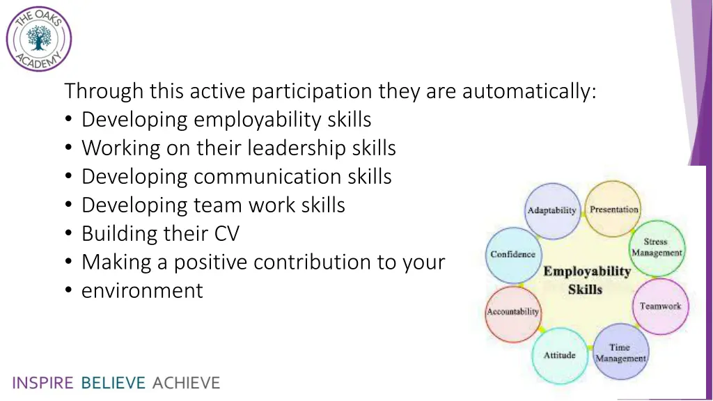 through this active participation they