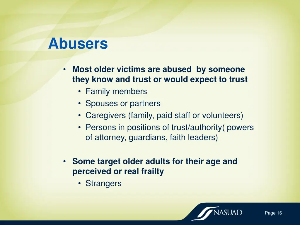 abusers