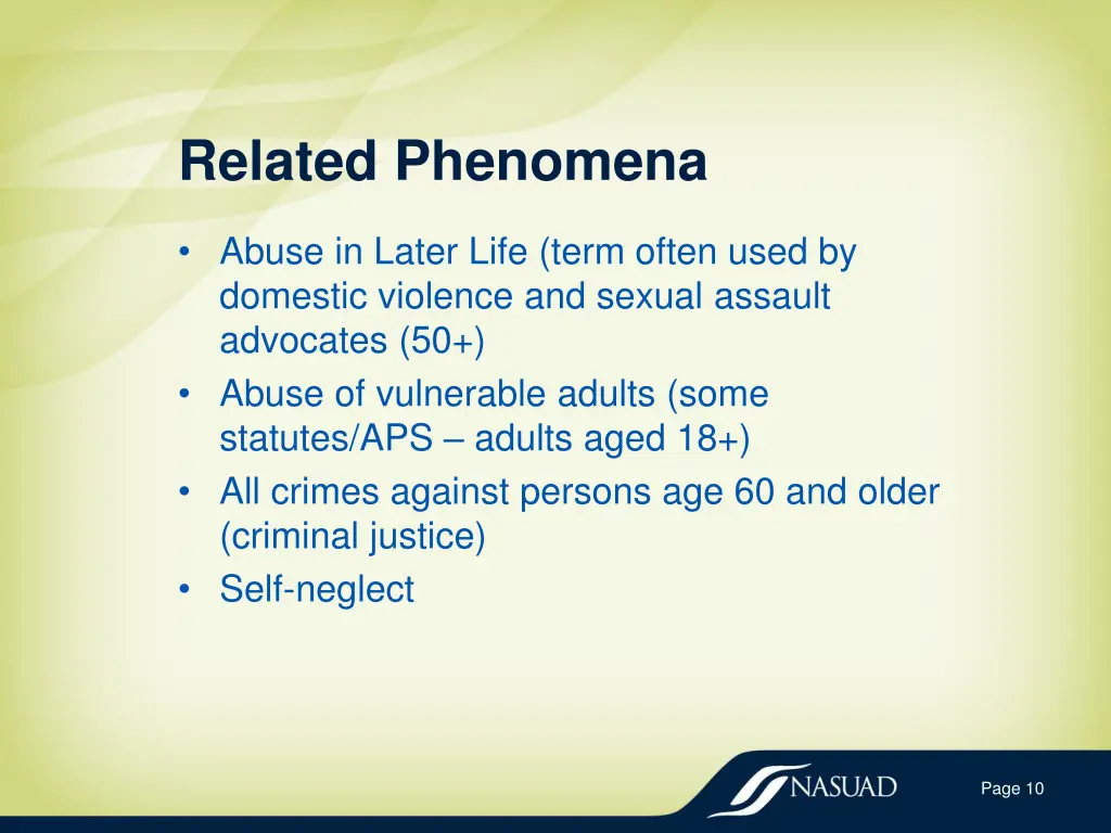 related phenomena