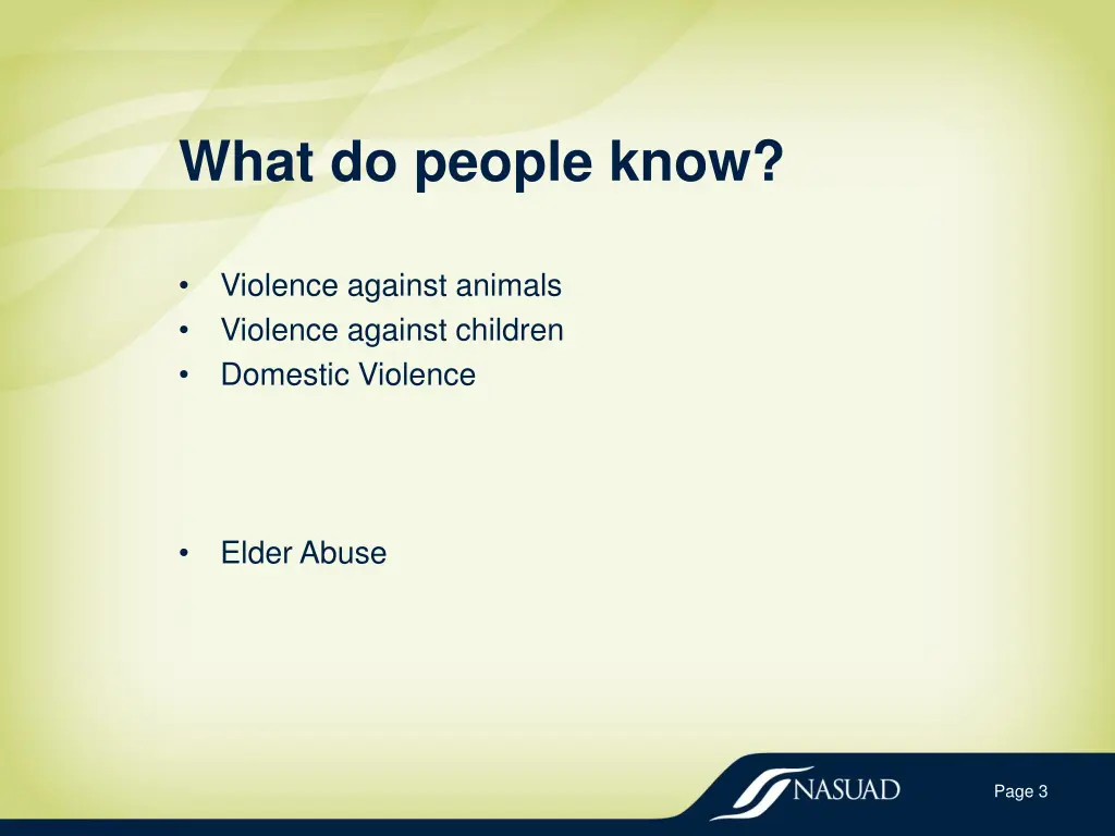 what do people know