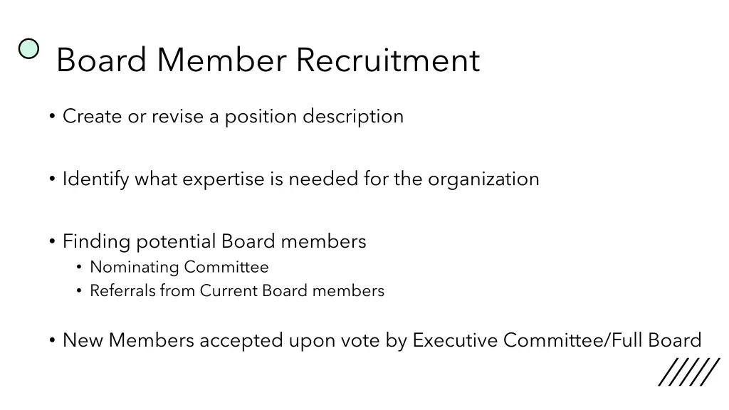 board member recruitment