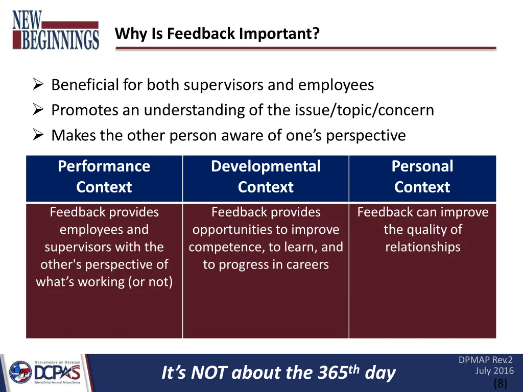 why is feedback important