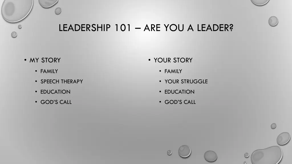 leadership 101 are you a leader