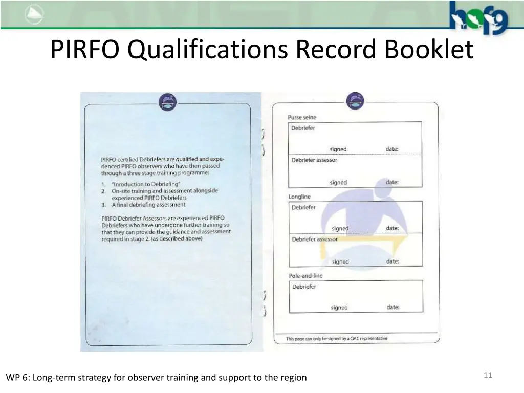 pirfo qualifications record booklet 5