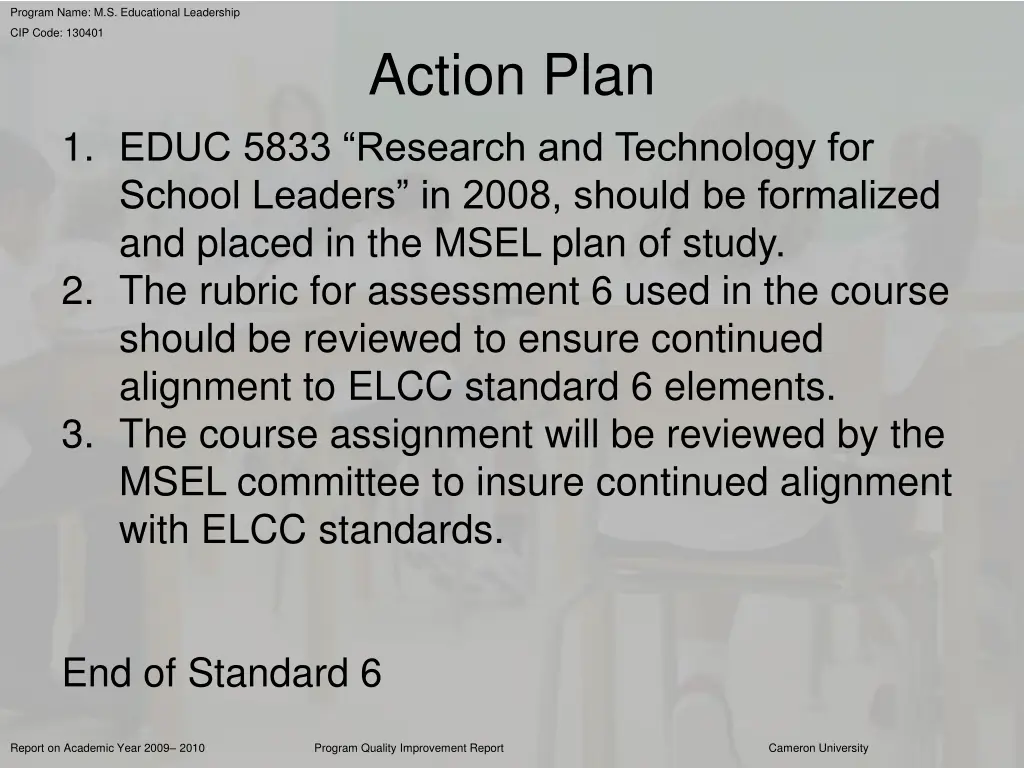 program name m s educational leadership 37
