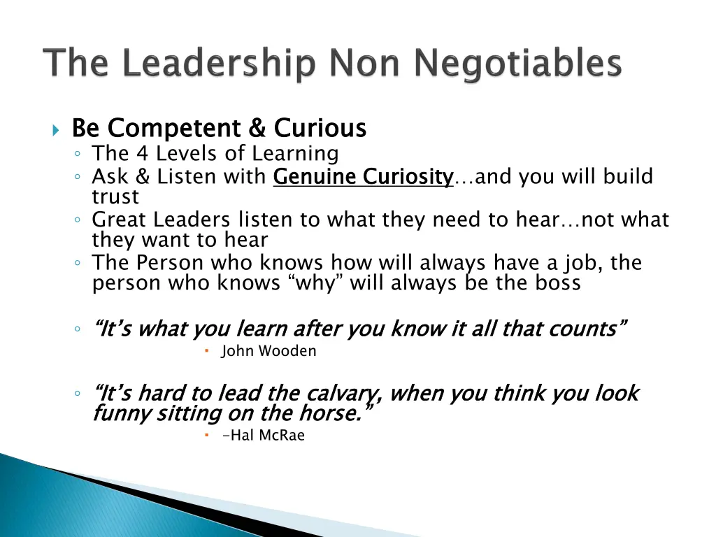 be competent curious the 4 levels of learning