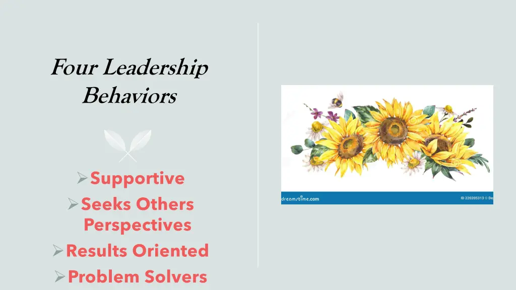 four leadership behaviors