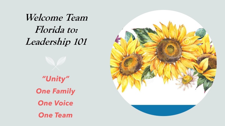 welcome team florida to leadership 101