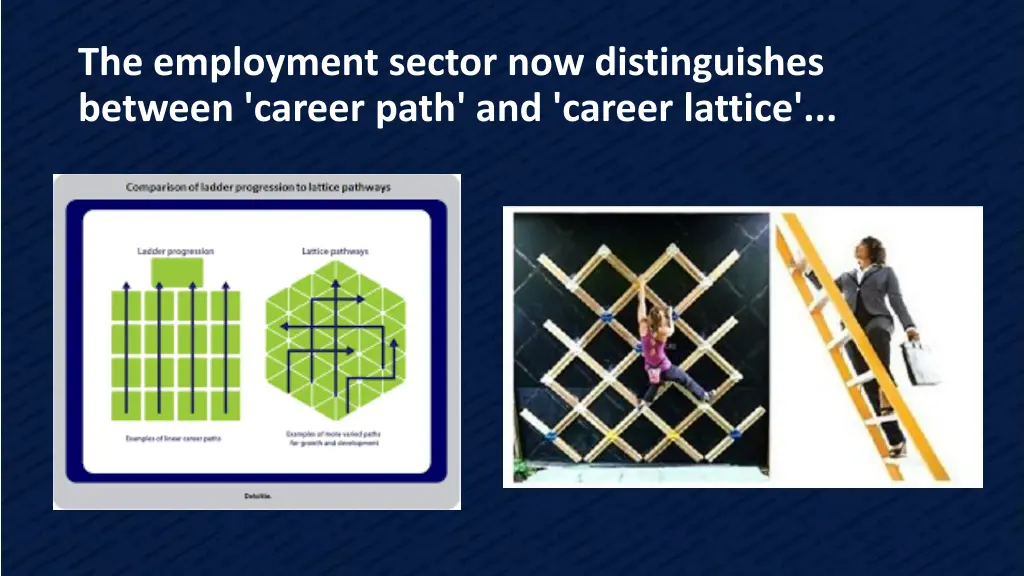 the employment sector now distinguishes between