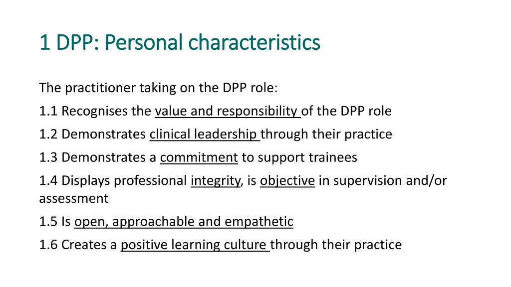 1 dpp personal characteristics 1 dpp personal